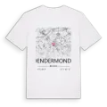 Dendermonde karta t-shirt