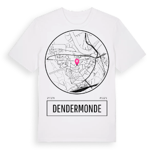 Dendermonde t-shirt – ekologisk bomull t-shirt från Pinshirt