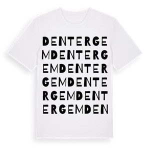 Dentergem ordlek t-shirt – ekologisk bomull t-shirt från Pinshirt