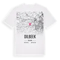 Dilbeek karta t-shirt