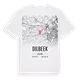 Dilbeek karta t-shirt