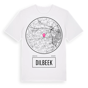 Dilbeek t-shirt – ekologisk bomull t-shirt från Pinshirt