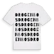 Drogenbos ordlek t-shirt