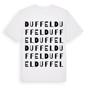 Duffel ordlek t-shirt – ekologisk bomull t-shirt från Pinshirt