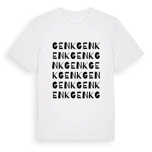 Genk ordlek t-shirt – ekologisk bomull t-shirt från Pinshirt