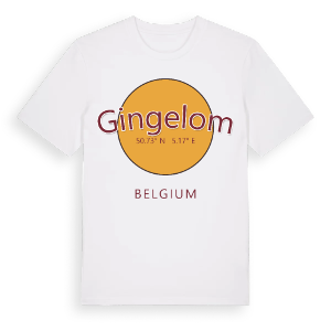 Gingelom cirkel t-shirt – ekologisk bomull t-shirt från Pinshirt