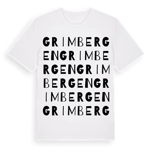 Grimbergen ordlek t-shirt – ekologisk bomull t-shirt från Pinshirt