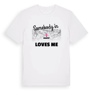 Någon i Haacht älskar mig t-shirt – ekologisk bomull t-shirt från Pinshirt