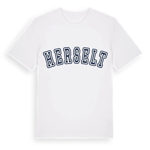 Herselt college t-shirt – ekologisk bomull t-shirt från Pinshirt