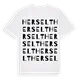 Herselt ordlek t-shirt