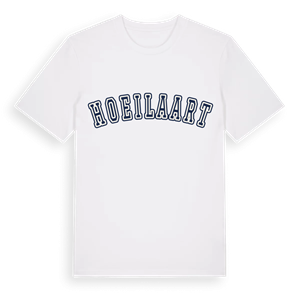 Hoeilaart college t-shirt – ekologisk bomull t-shirt från Pinshirt