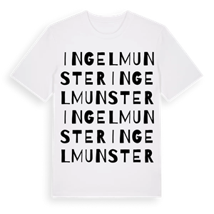 Ingelmunster ordlek t-shirt – ekologisk bomull t-shirt från Pinshirt