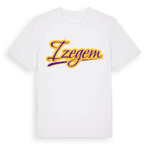 Izegem baseball t-shirt – ekologisk bomull t-shirt från Pinshirt