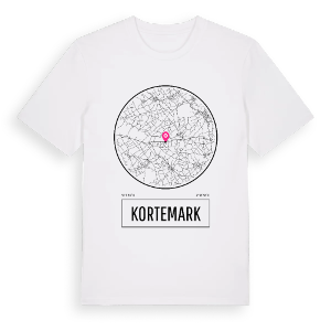 Kortemark t-shirt – ekologisk bomull t-shirt från Pinshirt