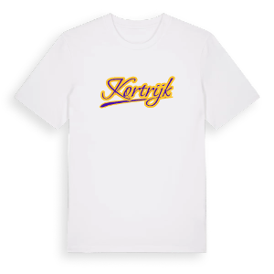 Kortrijk baseball t-shirt – ekologisk bomull t-shirt från Pinshirt