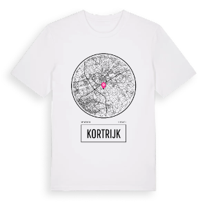 Kortrijk t-shirt – ekologisk bomull t-shirt från Pinshirt