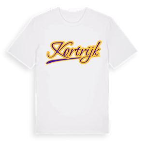 Kortrijk baseball t-shirt – ekologisk bomull t-shirt från Pinshirt