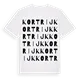Kortrijk ordlek t-shirt