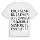Kruisem ordlek t-shirt