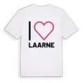 Jag älskar Laarne t-shirt stort tryck