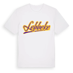 Lebbeke baseball t-shirt – ekologisk bomull t-shirt från Pinshirt