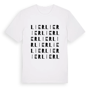 Lier ordlek t-shirt – ekologisk bomull t-shirt från Pinshirt