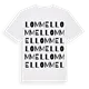 Lommel ordlek t-shirt