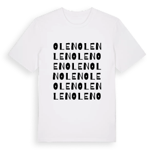 Olen ordlek t-shirt – ekologisk bomull t-shirt från Pinshirt