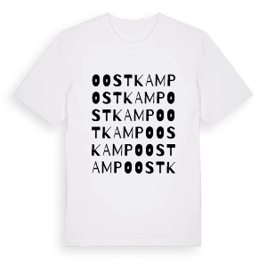 Oostkamp ordlek t-shirt – ekologisk bomull t-shirt från Pinshirt