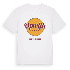 Opwijk cirkel t-shirt – ekologisk bomull t-shirt från Pinshirt