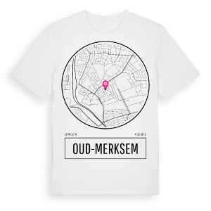 Oud-Merksem t-shirt – ekologisk bomull t-shirt från Pinshirt