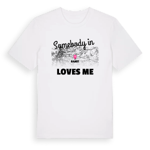 Någon i Ranst älskar mig t-shirt – ekologisk bomull t-shirt från Pinshirt