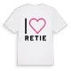 Jag älskar Retie t-shirt stort tryck