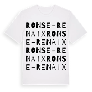 Ronse - Renaix ordlek t-shirt – ekologisk bomull t-shirt från Pinshirt