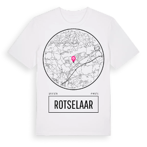 Rotselaar t-shirt – ekologisk bomull t-shirt från Pinshirt