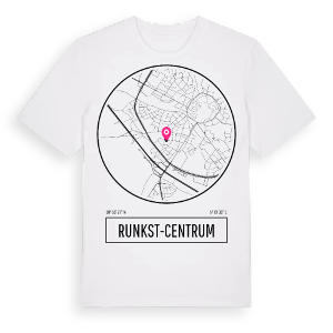 Runkst-centrum t-shirt – ekologisk bomull t-shirt från Pinshirt