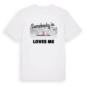 Någon i Scherpenheuvel-Zichem älskar mig t-shirt – ekologisk bomull t-shirt från Pinshirt