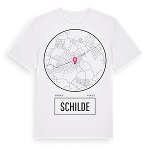 Schilde t-shirt – ekologisk bomull t-shirt från Pinshirt