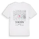 Staden karta t-shirt