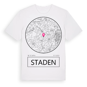 Staden t-shirt – ekologisk bomull t-shirt från Pinshirt