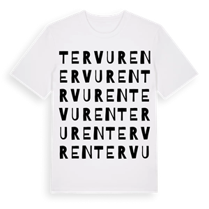 Tervuren ordlek t-shirt – ekologisk bomull t-shirt från Pinshirt