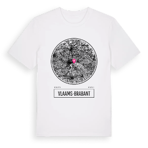 Vlaams-Brabant t-shirt – ekologisk bomull t-shirt från Pinshirt