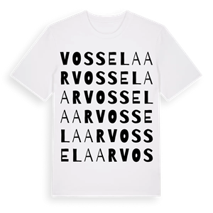 Vosselaar ordlek t-shirt – ekologisk bomull t-shirt från Pinshirt