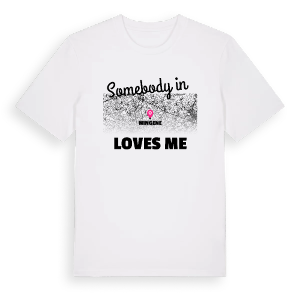Någon i Wingene älskar mig t-shirt – ekologisk bomull t-shirt från Pinshirt