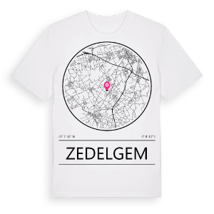 Zedelgem t-shirt – ekologisk bomull t-shirt från Pinshirt