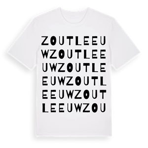 Zoutleeuw ordlek t-shirt – ekologisk bomull t-shirt från Pinshirt