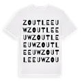 Zoutleeuw ordlek t-shirt