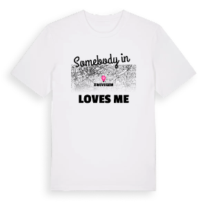 Någon i Zwevegem älskar mig t-shirt – ekologisk bomull t-shirt från Pinshirt