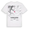 Bezirk Bludenz karta t-shirt