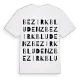 Bezirk Bludenz ordlek t-shirt